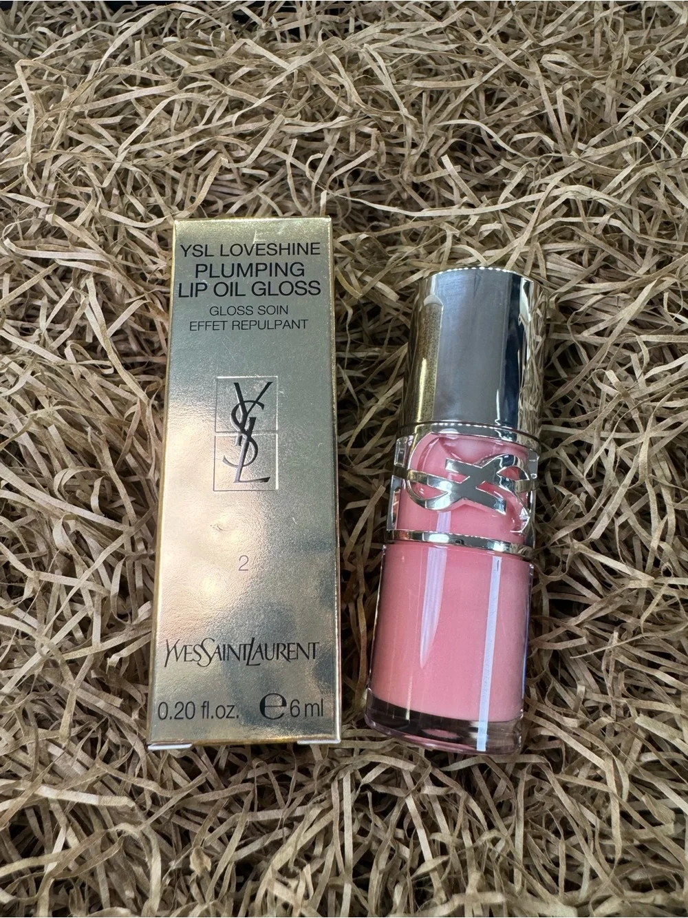 YSL Loveshine Plumping Lip Oil Gloss in 02 Lucky Moonstone